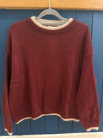 Load image into Gallery viewer, Mohair Contrast Trim Jumper

