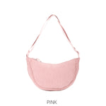Load image into Gallery viewer, Corduroy Half Moon Bag
