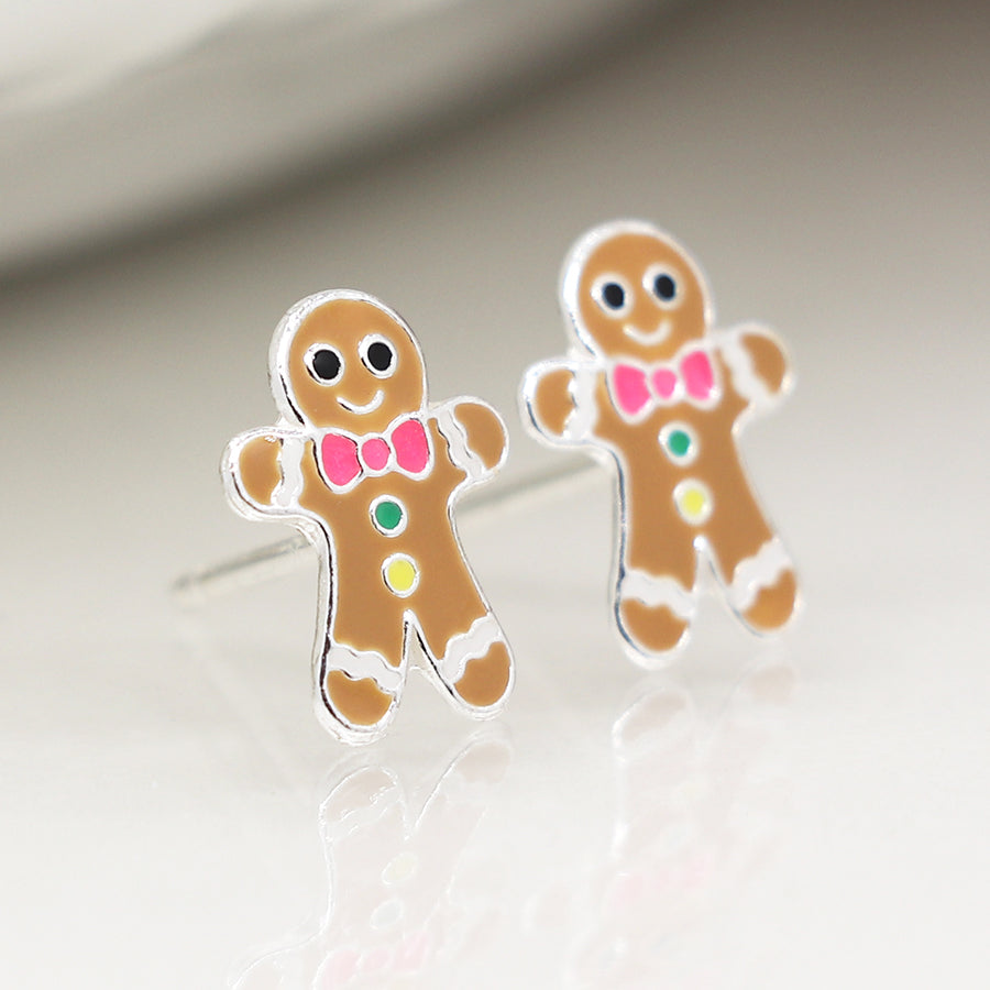 Silver Studs - Gingerbread