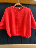 Load image into Gallery viewer, Mohair Cropped Cardigan
