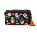 Load image into Gallery viewer, Embroidered Cosmetic Bag

