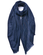 Load image into Gallery viewer, Cotton Line Scarf
