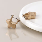 Load image into Gallery viewer, Earrings - Chunky Star Hoop
