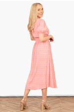 Load image into Gallery viewer, Olivia Tea Dress - Coral

