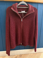 Load image into Gallery viewer, Zip Up Collared Mohair Jacket
