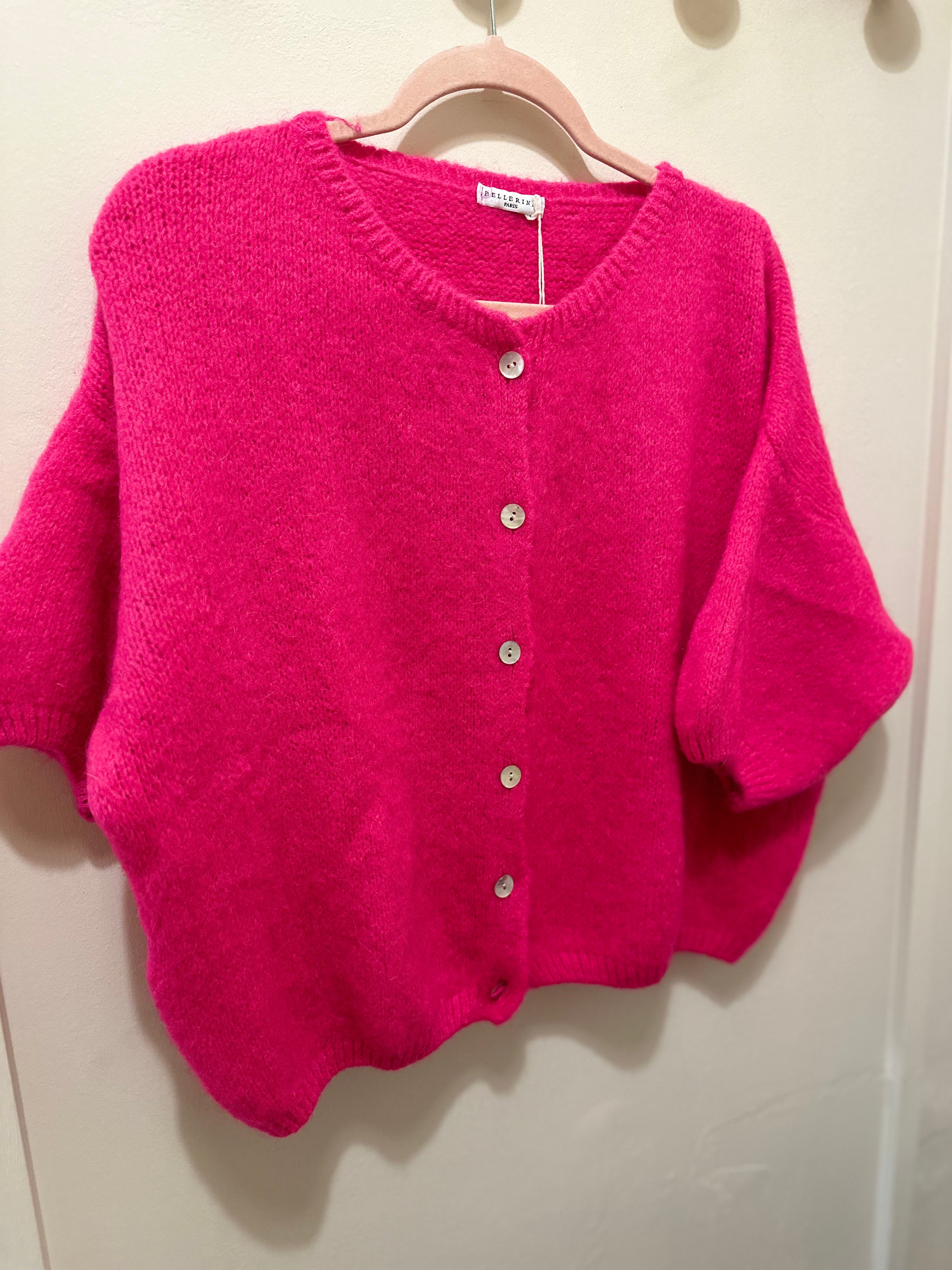 Mohair Cropped Cardigan