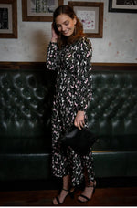 Load image into Gallery viewer, Khaki Leopard Print Tea Dress
