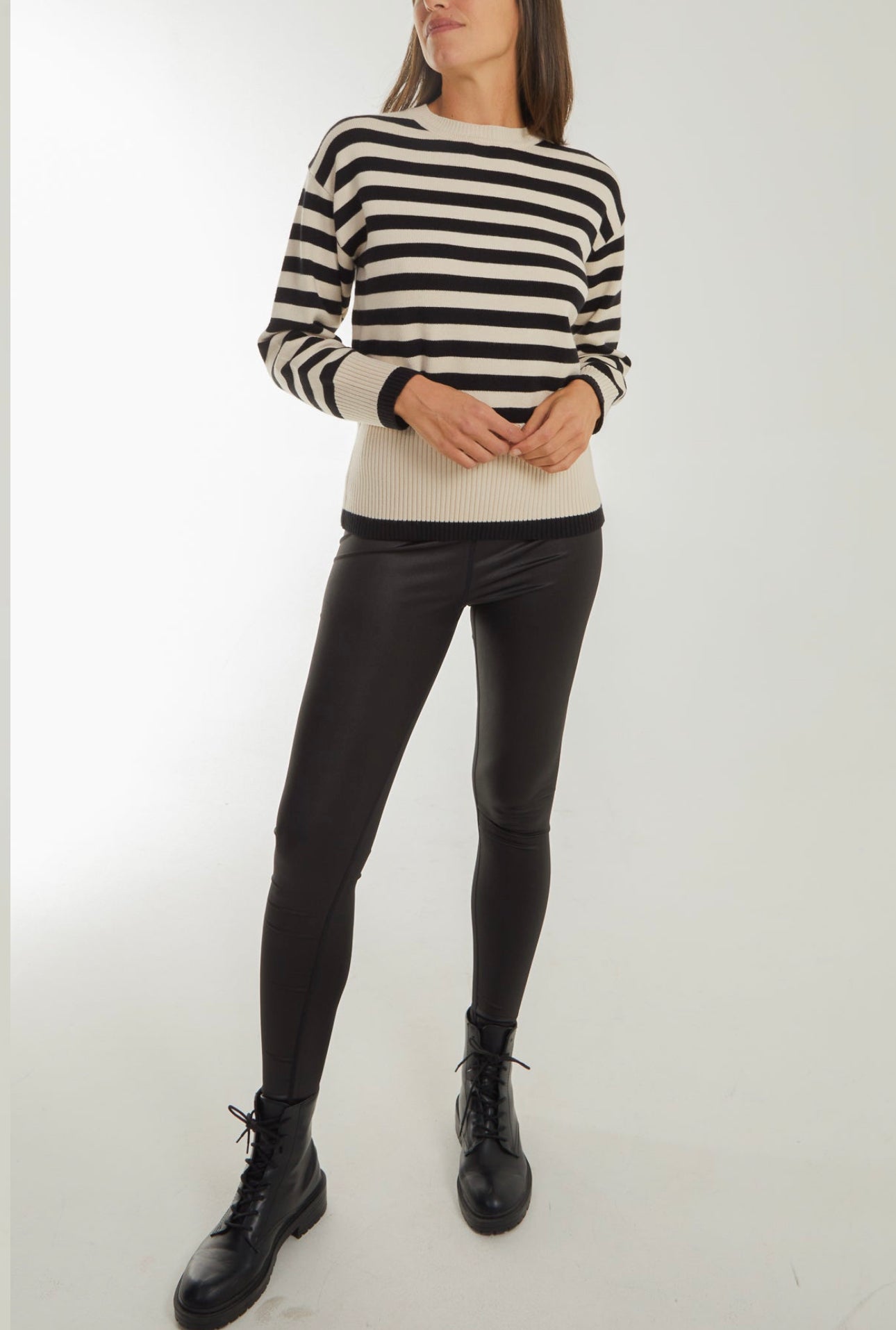 Crew Neck Stripe Jumper