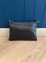 Load image into Gallery viewer, Large Leather Pouch Bag (With Strap)

