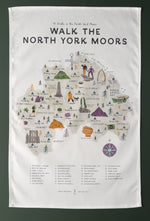 Load image into Gallery viewer, Walk The North York Moors Tea Towel
