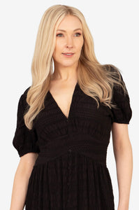Olivia Tea Dress - Black