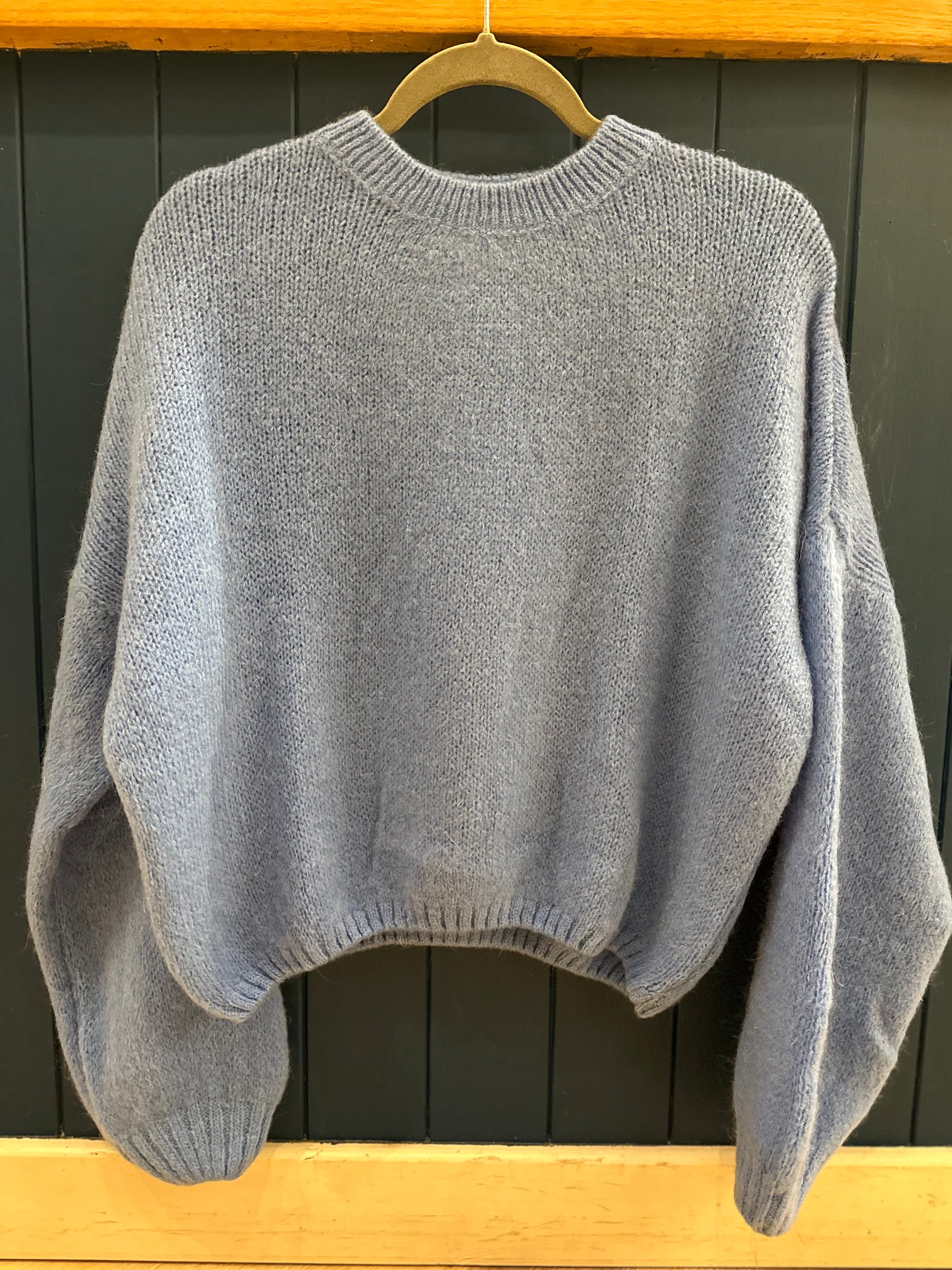 Mohair Long Sleeve Crop Jumper