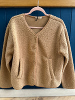 Load image into Gallery viewer, Borg Collarless Jacket
