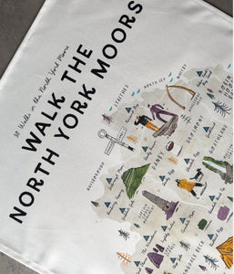 Walk The North York Moors Tea Towel