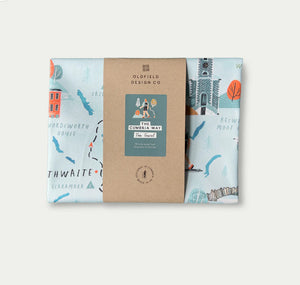 Cumbria Way Tea Towel