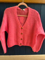 Load image into Gallery viewer, Mohair Long Sleeve Crop Cardigan
