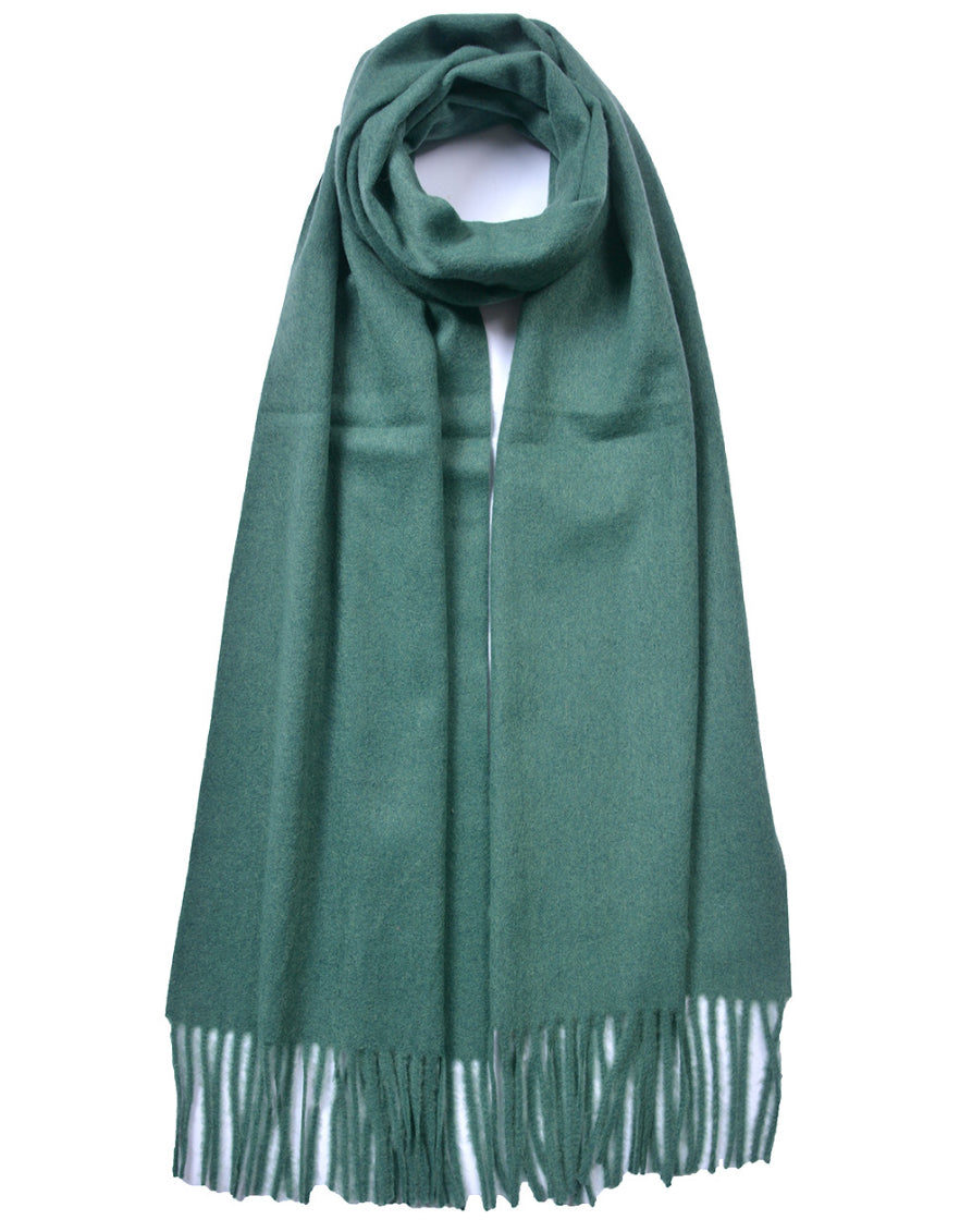 Plain Cashmere Mix Scarf