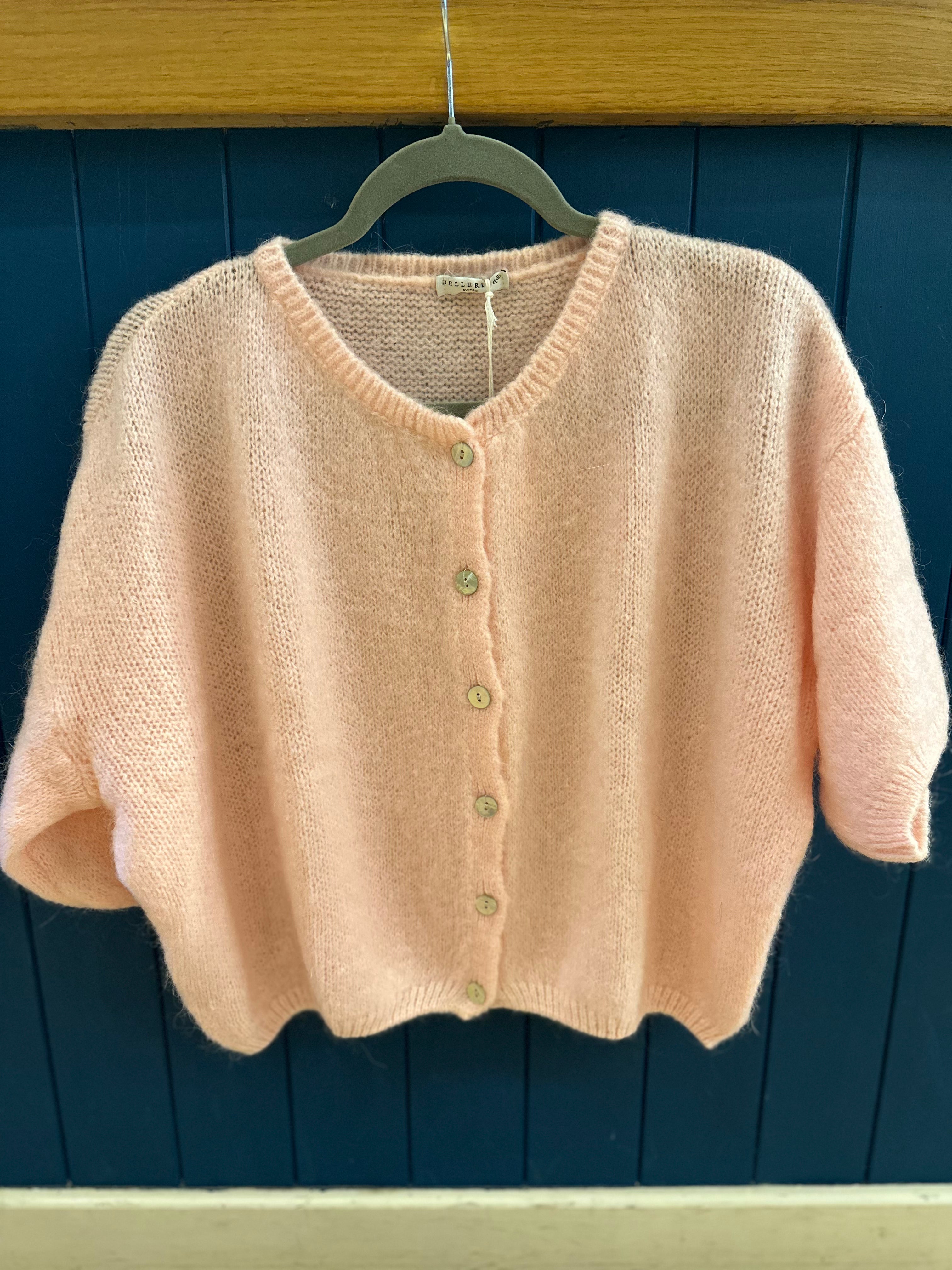 Mohair Cropped Cardigan
