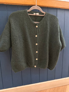 Mohair Cropped Cardigan