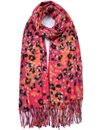 Load image into Gallery viewer, Leopard Pattern Cashmere Mix Scarf
