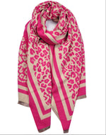 Load image into Gallery viewer, Leopard Edged  Scarf
