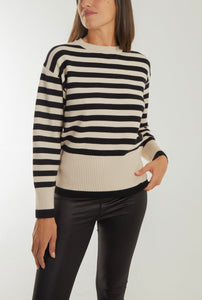 Crew Neck Stripe Jumper