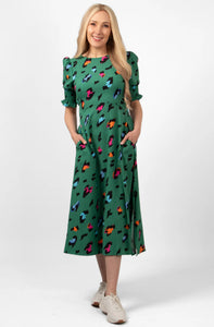 Hazel Leopard Tea Dress