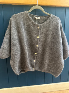 Mohair Cropped Cardigan