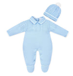 Load image into Gallery viewer, Baby Knitted Romper &amp; Hat
