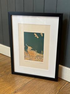 Framed Ilkley Lapwing Picture