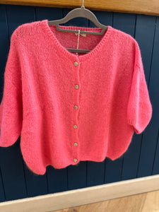 Mohair Cropped Cardigan