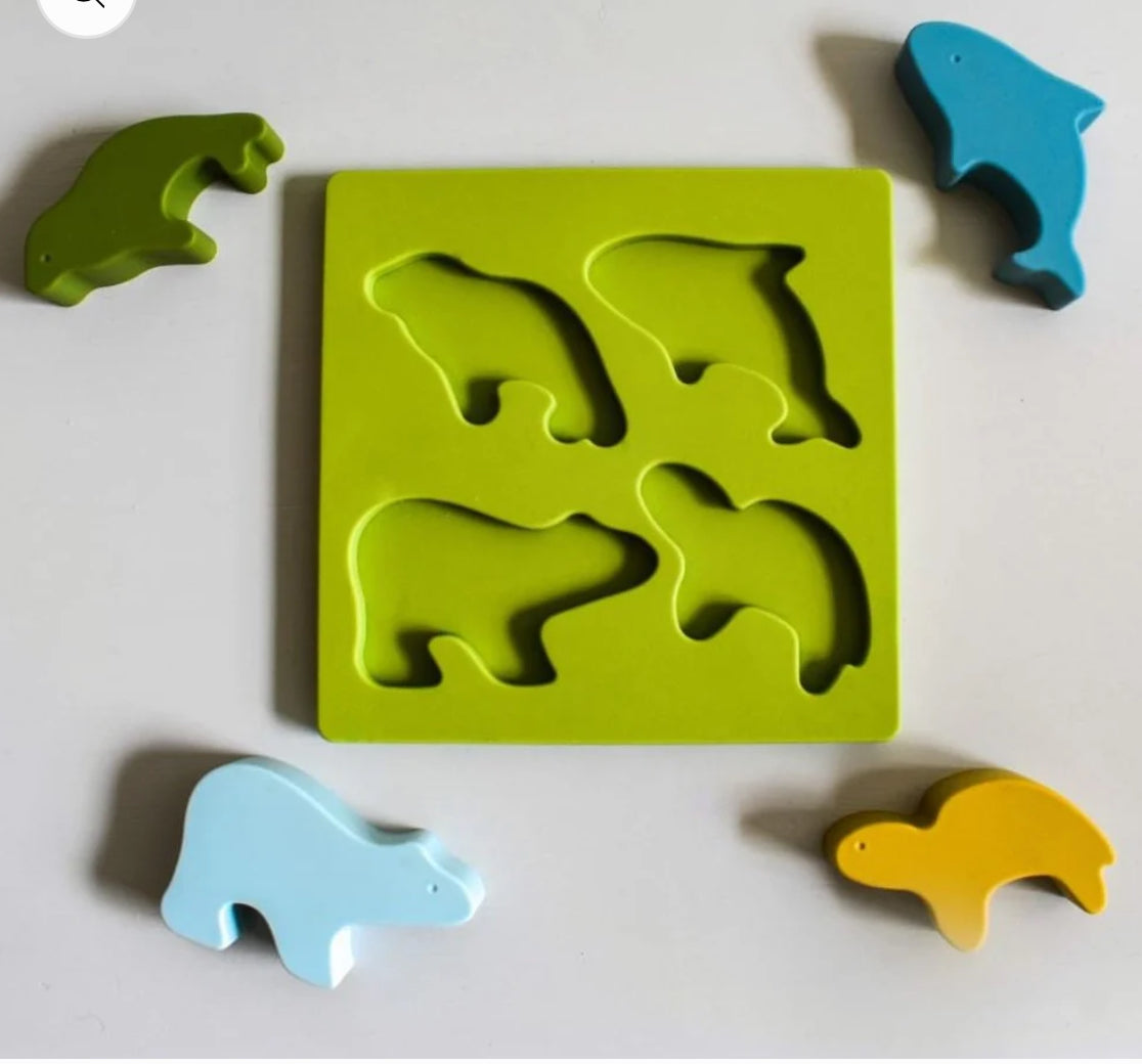 Silicone Animal Shape Sorter