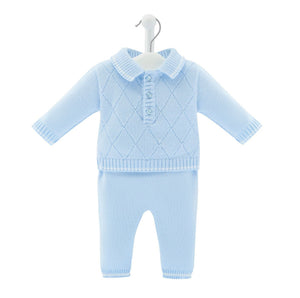 Baby Knitted Top & Trousers Set