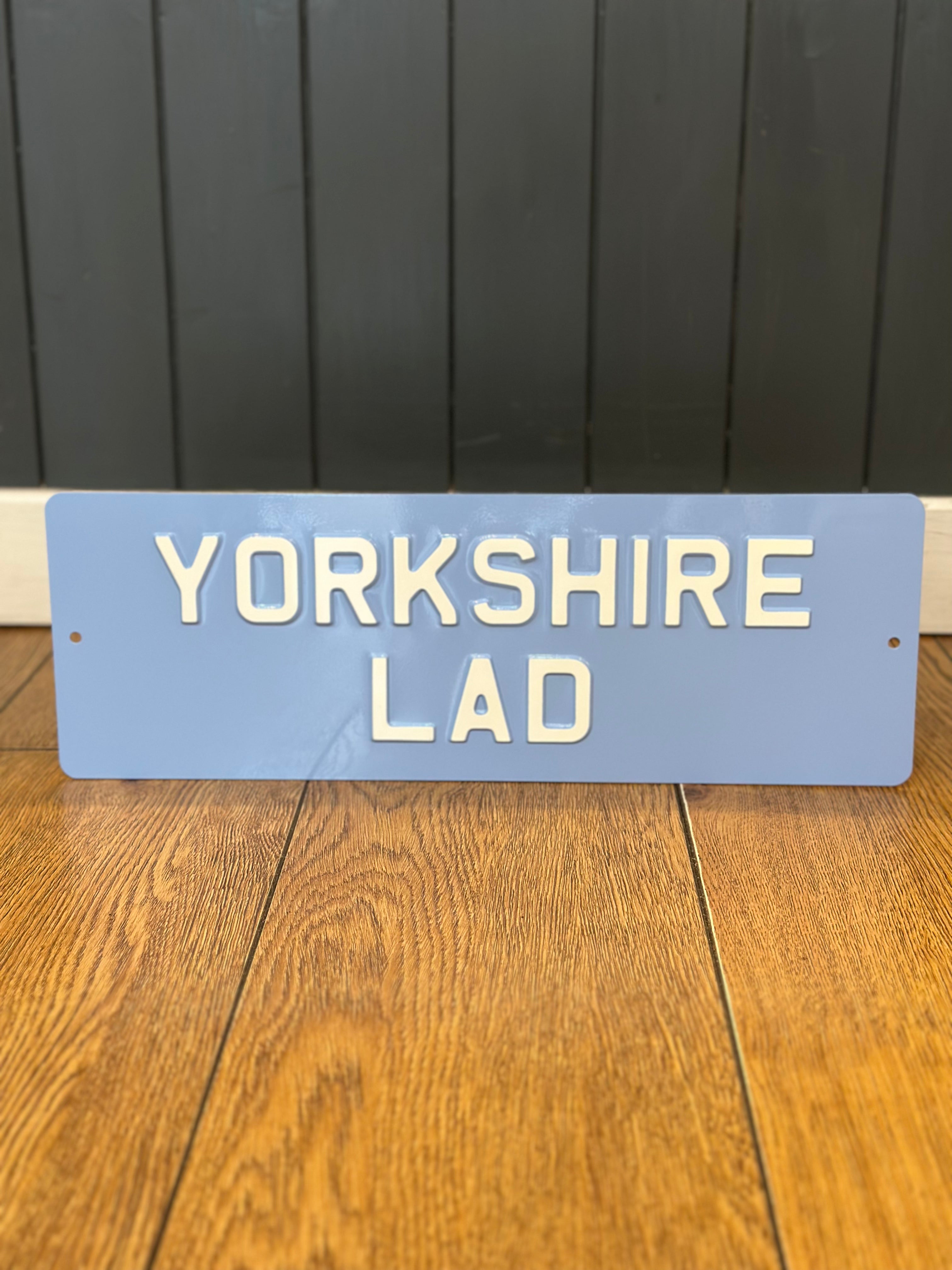 'Yorkshire Lad' Enamel Sign