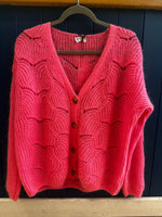 Load image into Gallery viewer, Pointelle Mohair Cardigan
