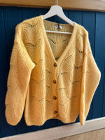 Load image into Gallery viewer, Pointelle Mohair Cardigan
