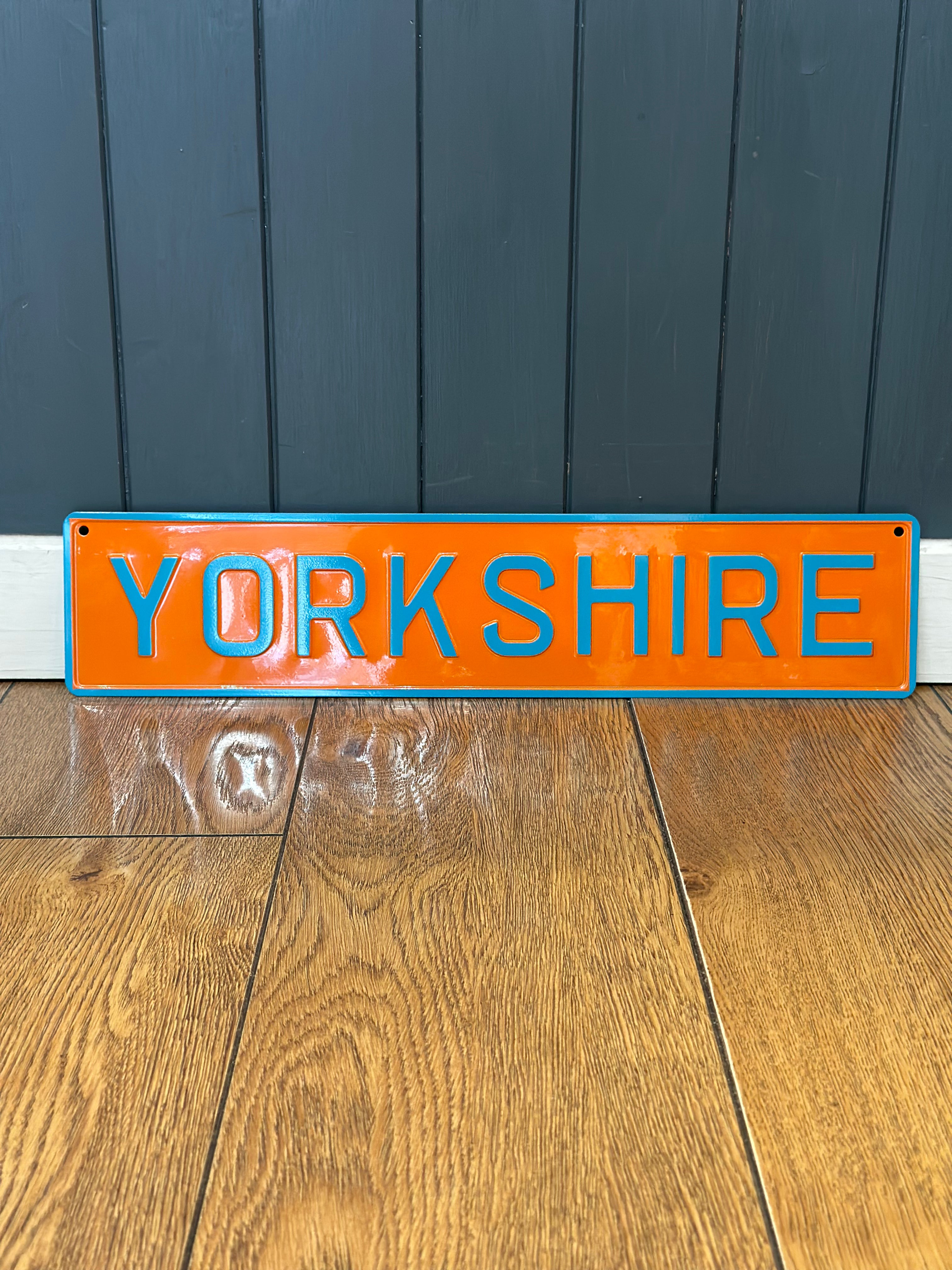 'Yorkshire' Enamel Sign