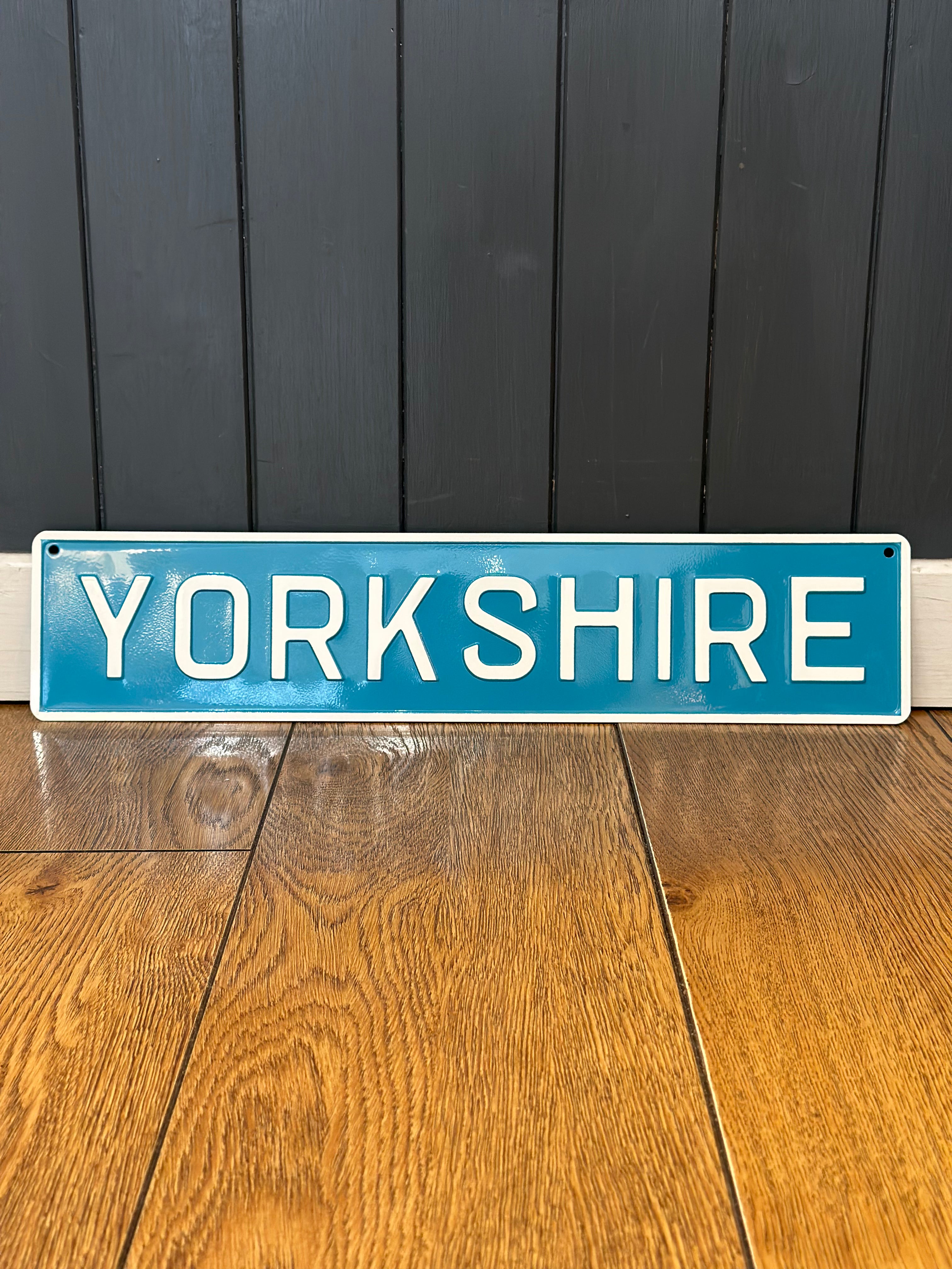 'Yorkshire' Enamel Sign