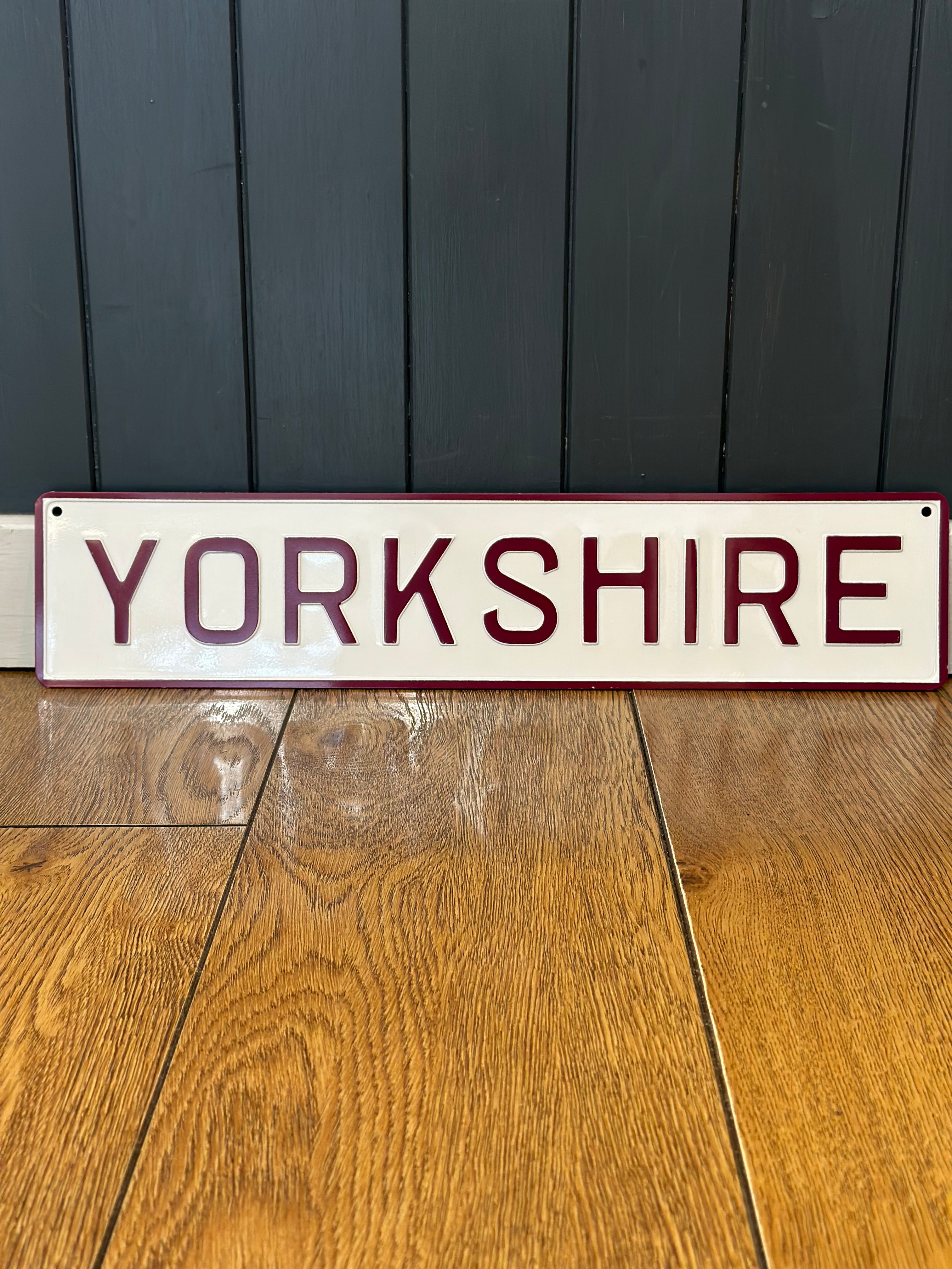 'Yorkshire' Enamel Sign