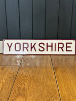 Load image into Gallery viewer, &#39;Yorkshire&#39; Enamel Sign
