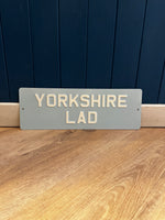 Load image into Gallery viewer, &#39;Yorkshire Lad&#39; Enamel Sign
