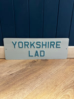 Load image into Gallery viewer, &#39;Yorkshire Lad&#39; Enamel Sign
