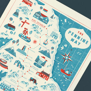 Pennine Way A3 Print