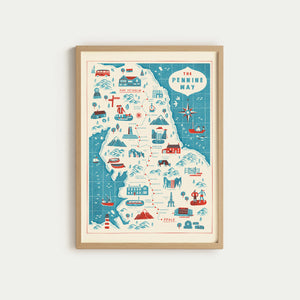 Pennine Way A3 Print