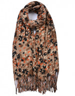 Load image into Gallery viewer, Leopard Pattern Cashmere Mix Scarf
