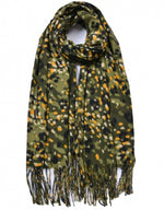 Load image into Gallery viewer, Leopard Pattern Cashmere Mix Scarf

