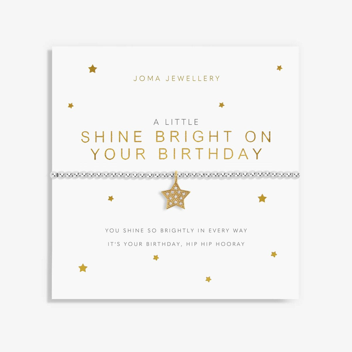 Joma Jewellery 'A Little' Shine Bright Birthday