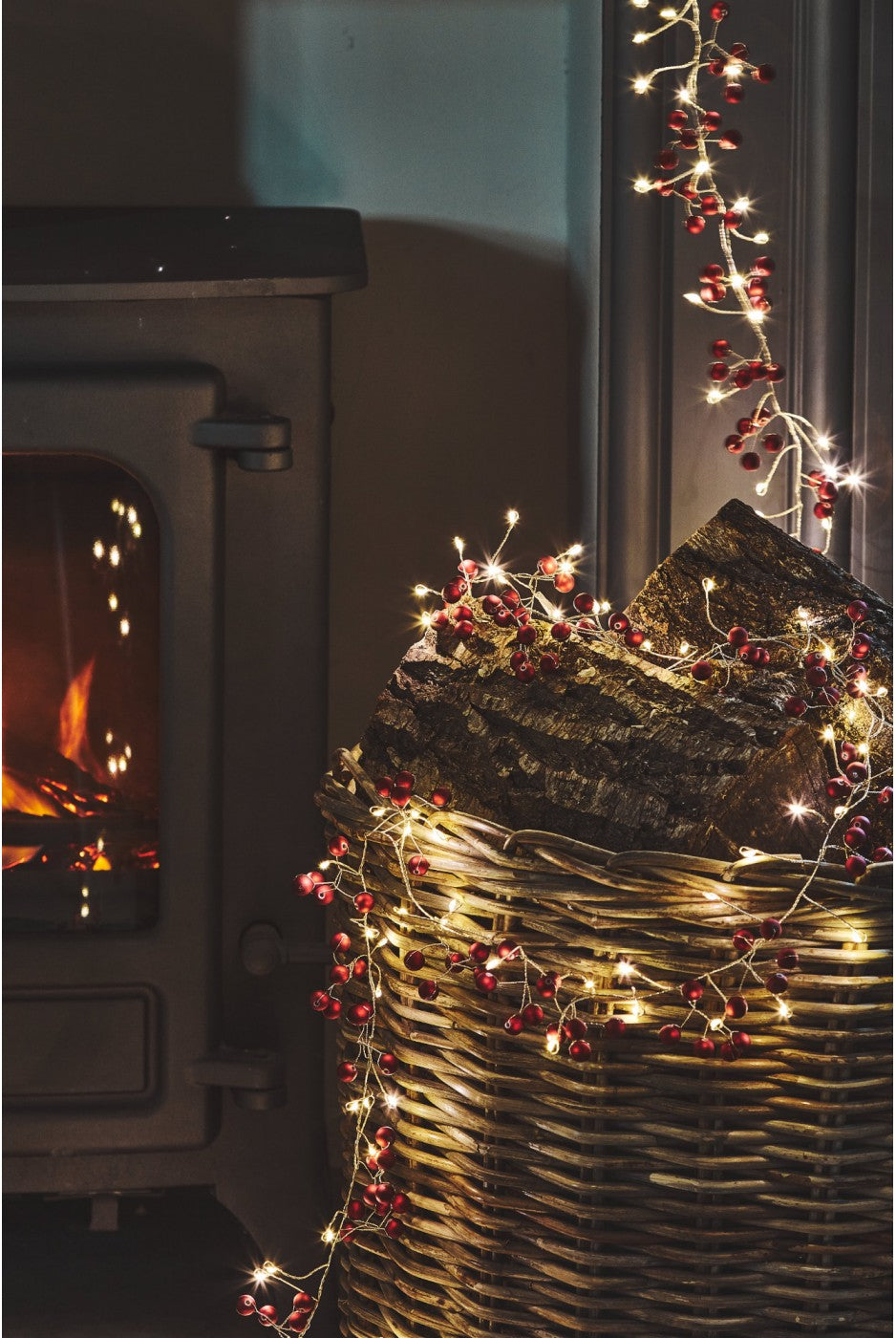 Red Berry Battery Lights