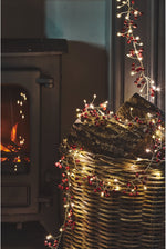 Load image into Gallery viewer, Red Berry Battery Lights
