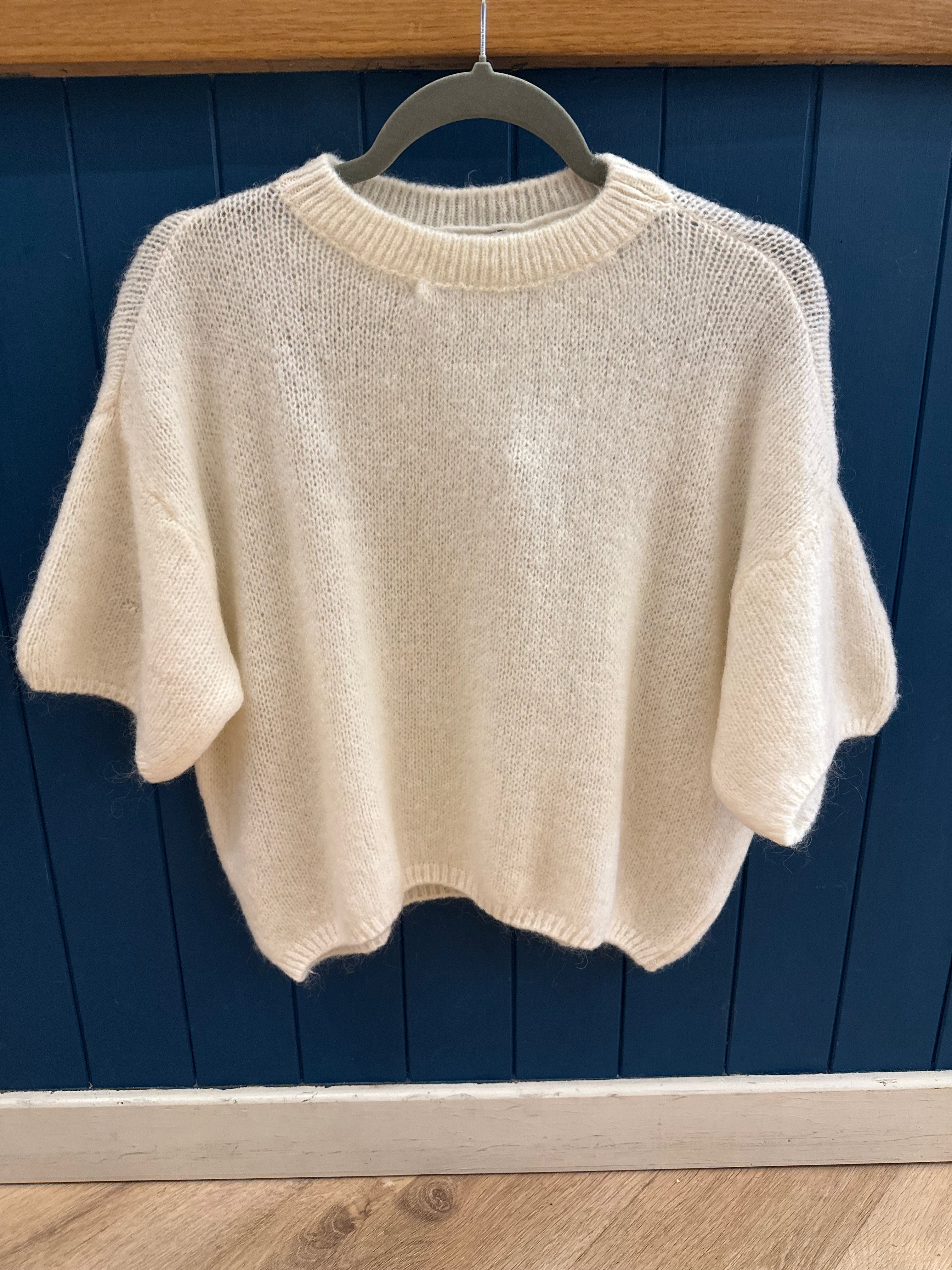 Mohair Cropped Jumper